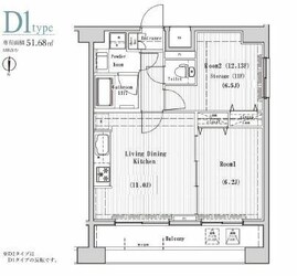 レオーネ南千住の物件間取画像